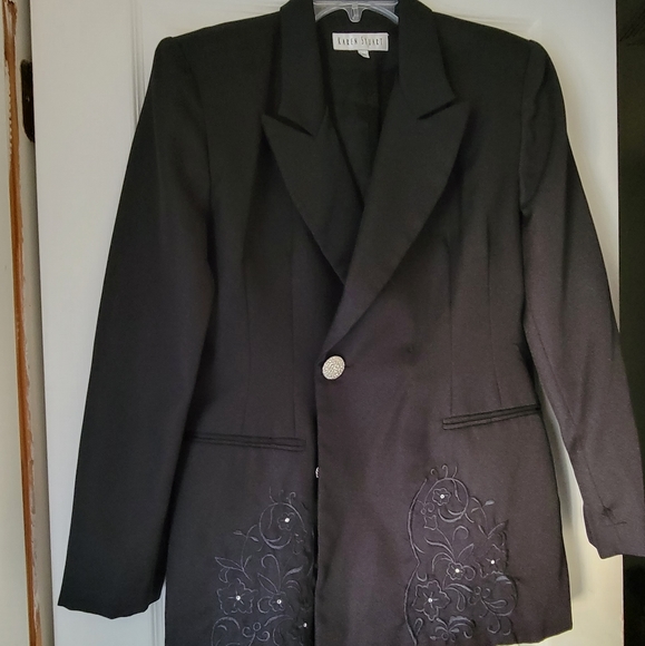 Vintage Karen Stuart Black Blazer Vintage - Picture 1 of 7